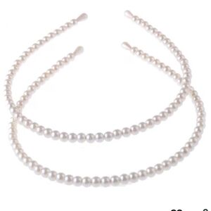 🔷️ Set Of 2 Pearl Headbands NWT